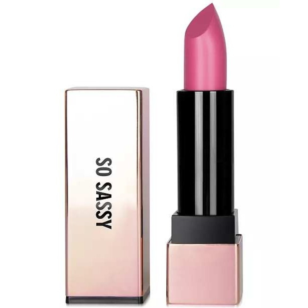 REALHER Moisturizing Lipstick So Sassy Pink Rose Gold Vegan Cruelty-Free New